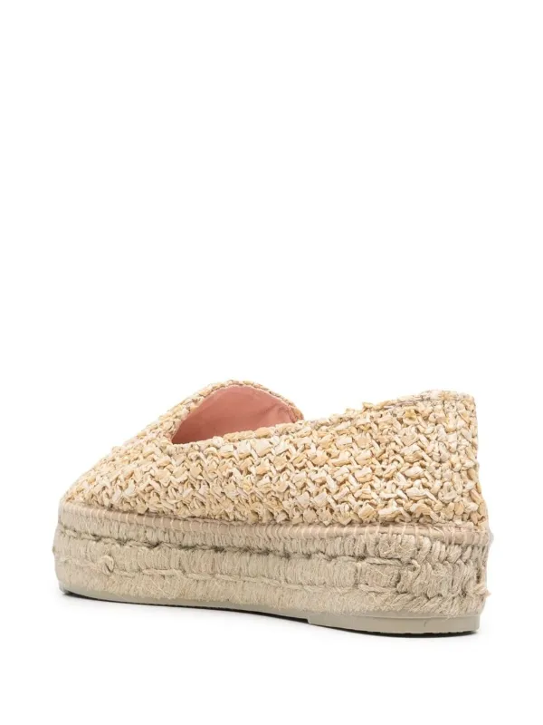 Manebi hotsell raffia espadrilles