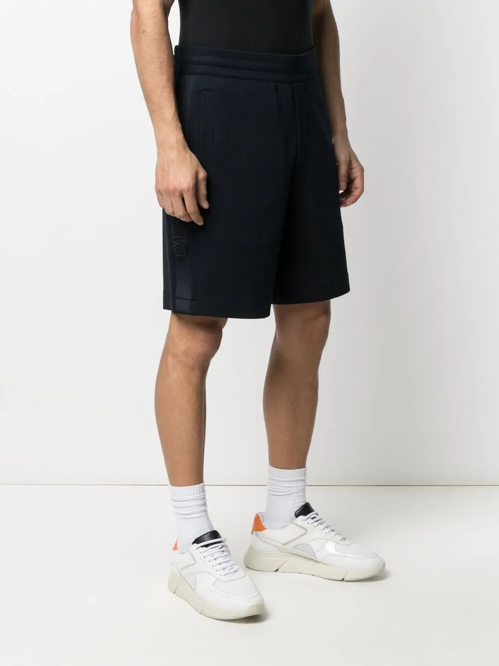 фото Emporio armani спортивные брюки с вышитым логотипом