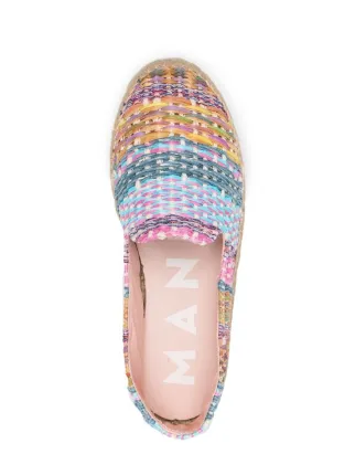 Acapulco rainbow slip-on espadrilles展示图