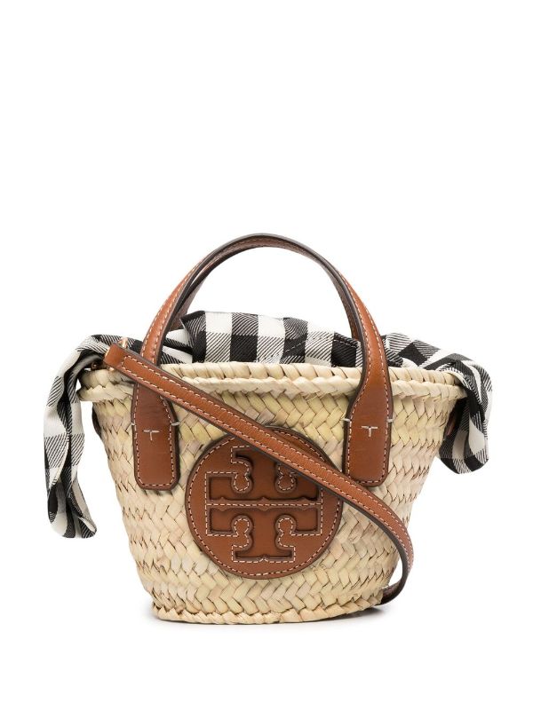 Tory Burch Micro Ella Straw Tote Bag - Farfetch