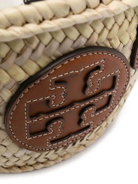 ella straw mini tote