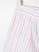 Philosophy Di Lorenzo Serafini Kids TEEN stripe-print embroidered-logo shorts
