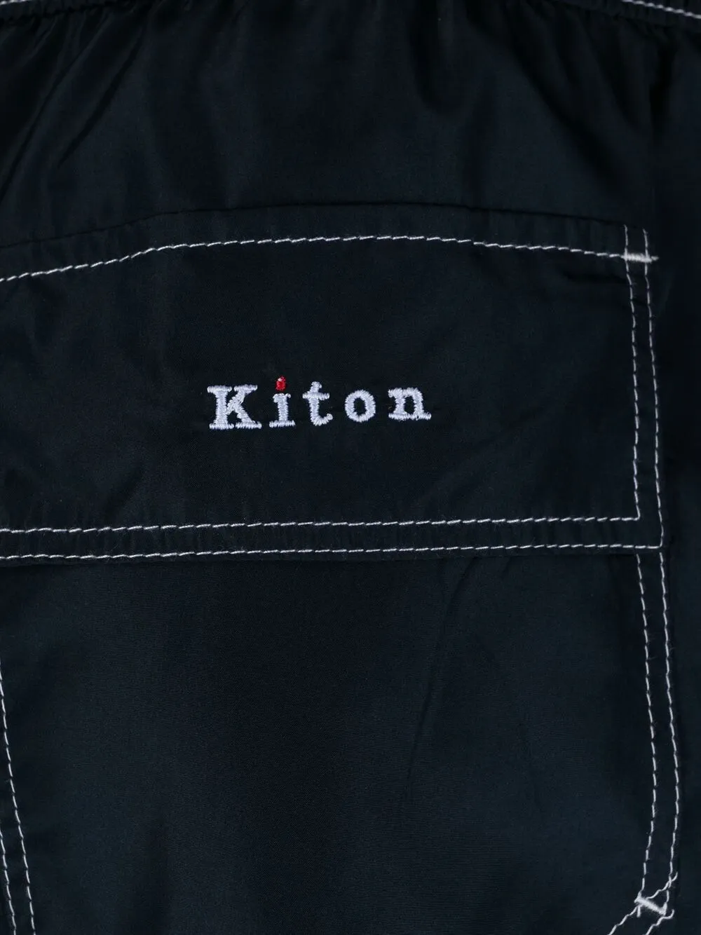 фото Kiton плавки-шорты с контрастной строчкой