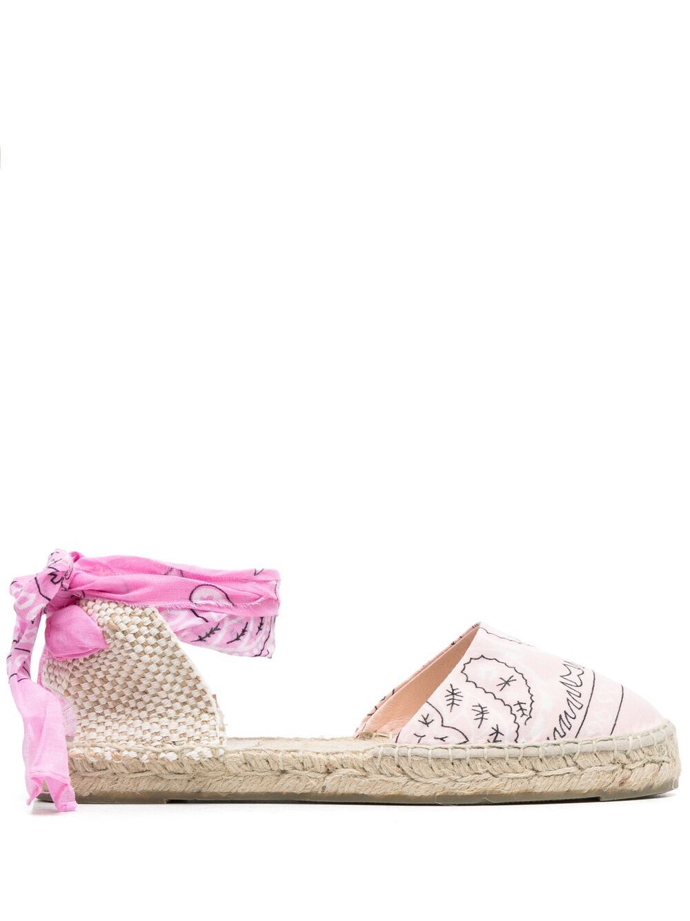 фото Manebi valenciana bandana-print espadrilles