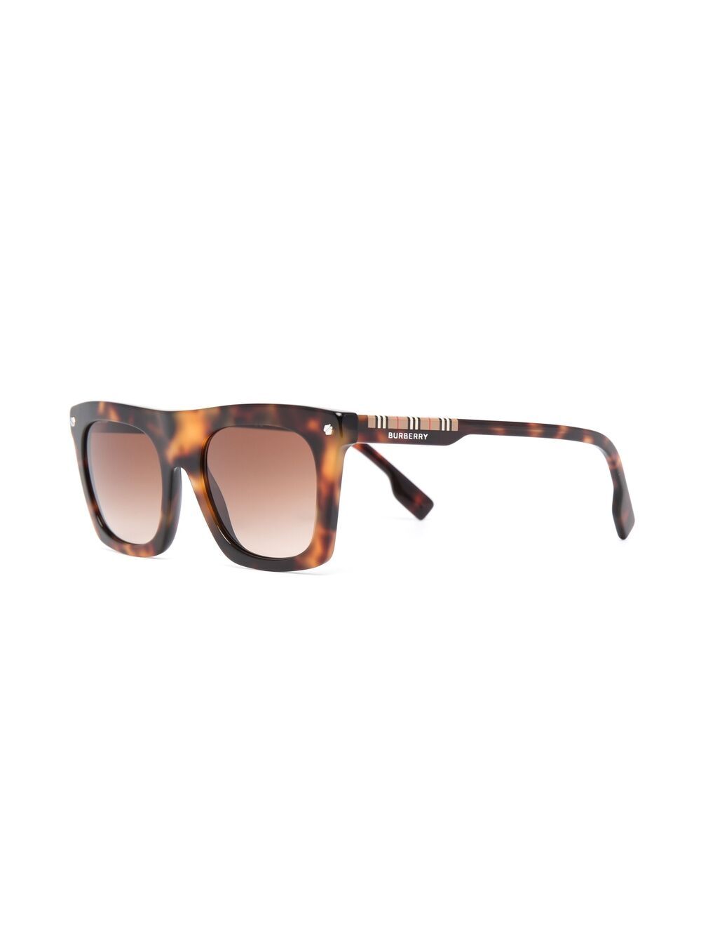 фото Burberry eyewear солнцезащитные очки в оправе черепаховой расцветки