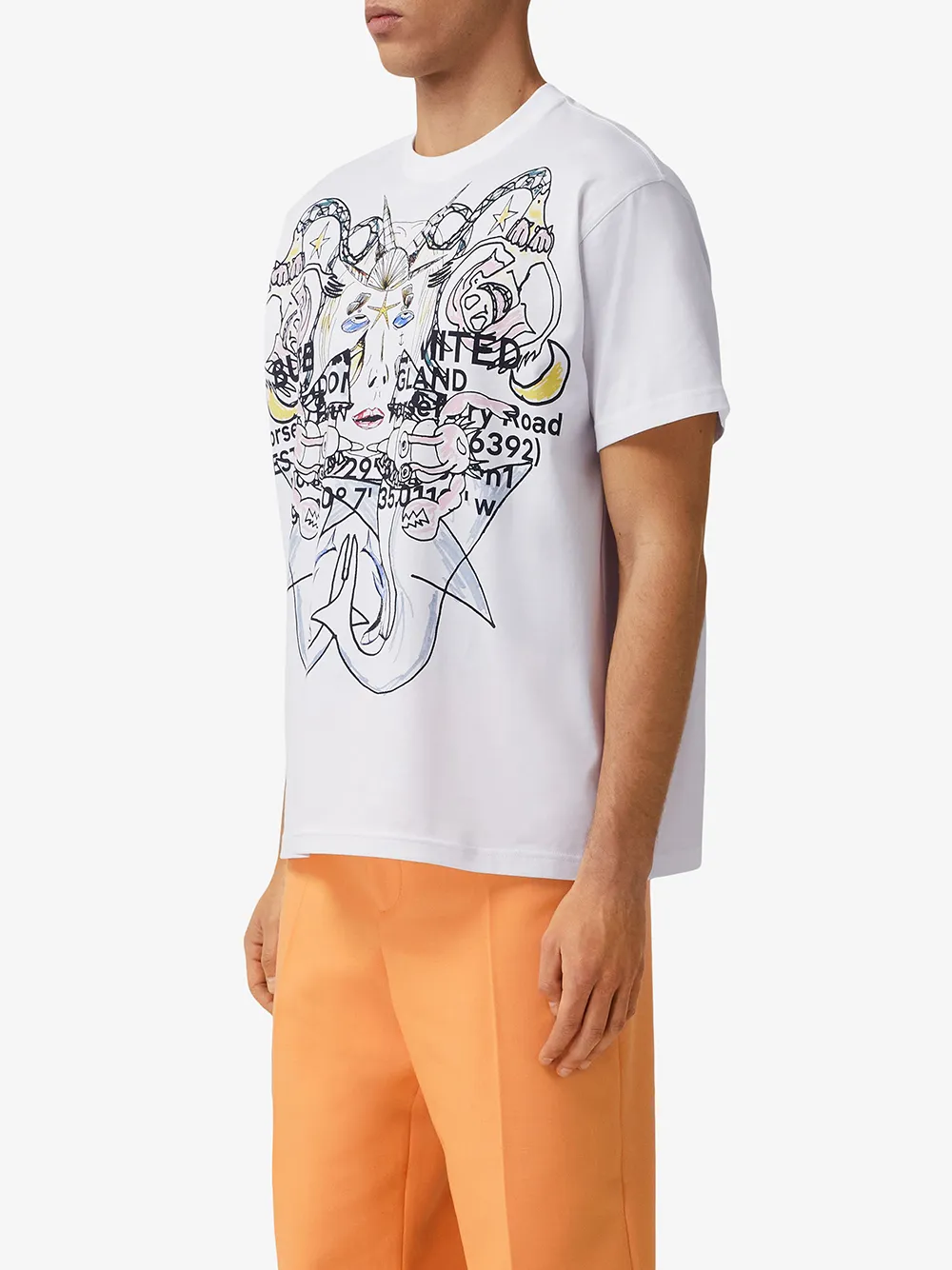 Burberry Montage-print Cotton T-shirt - Farfetch