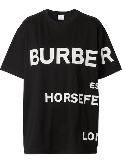Burberry - logo-print T-shirt