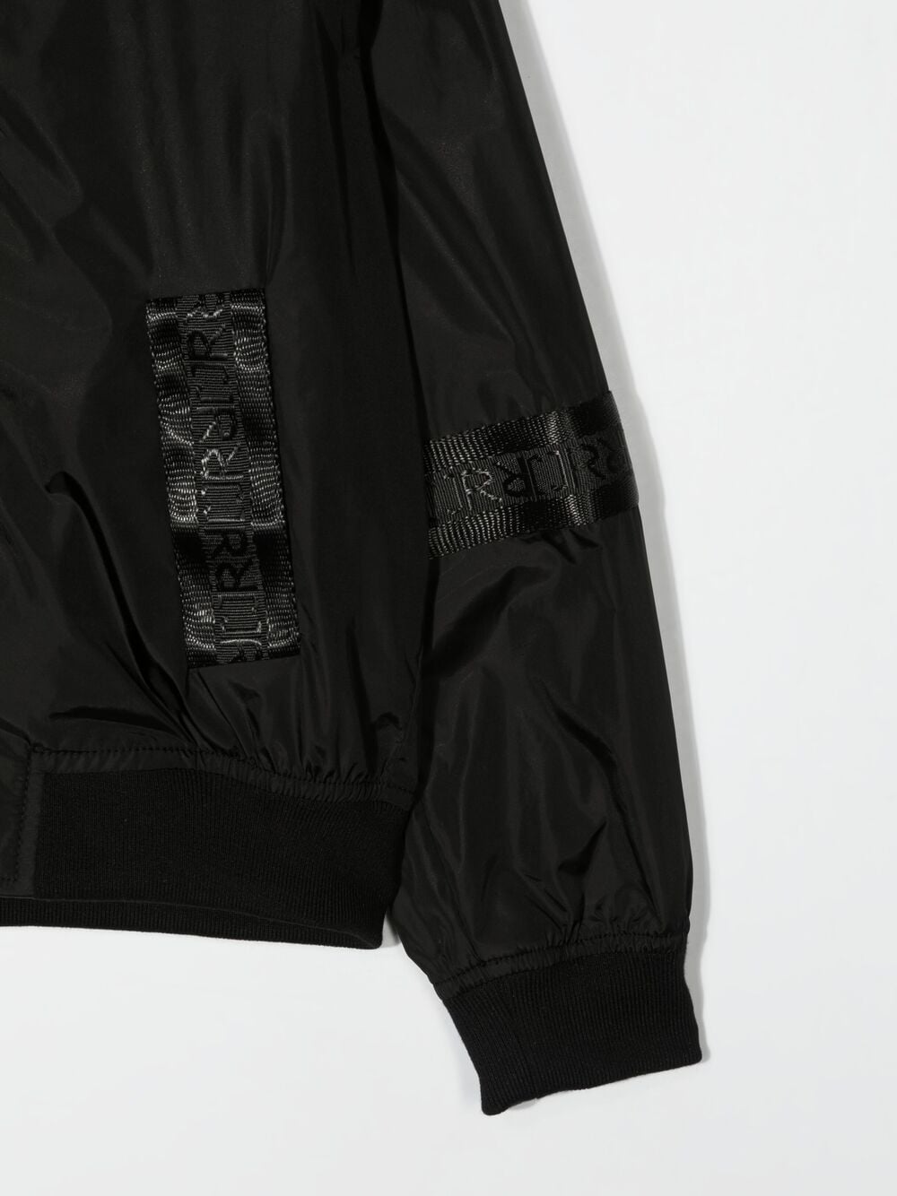 Shop John Richmond Junior Logo-detail Bomber Jacket In Black