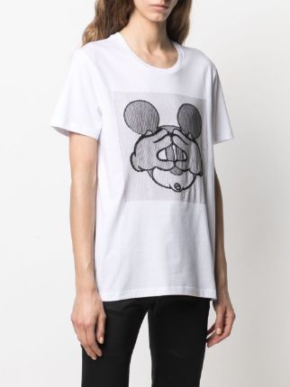 Mickey Mouse 刺绣图案T恤展示图