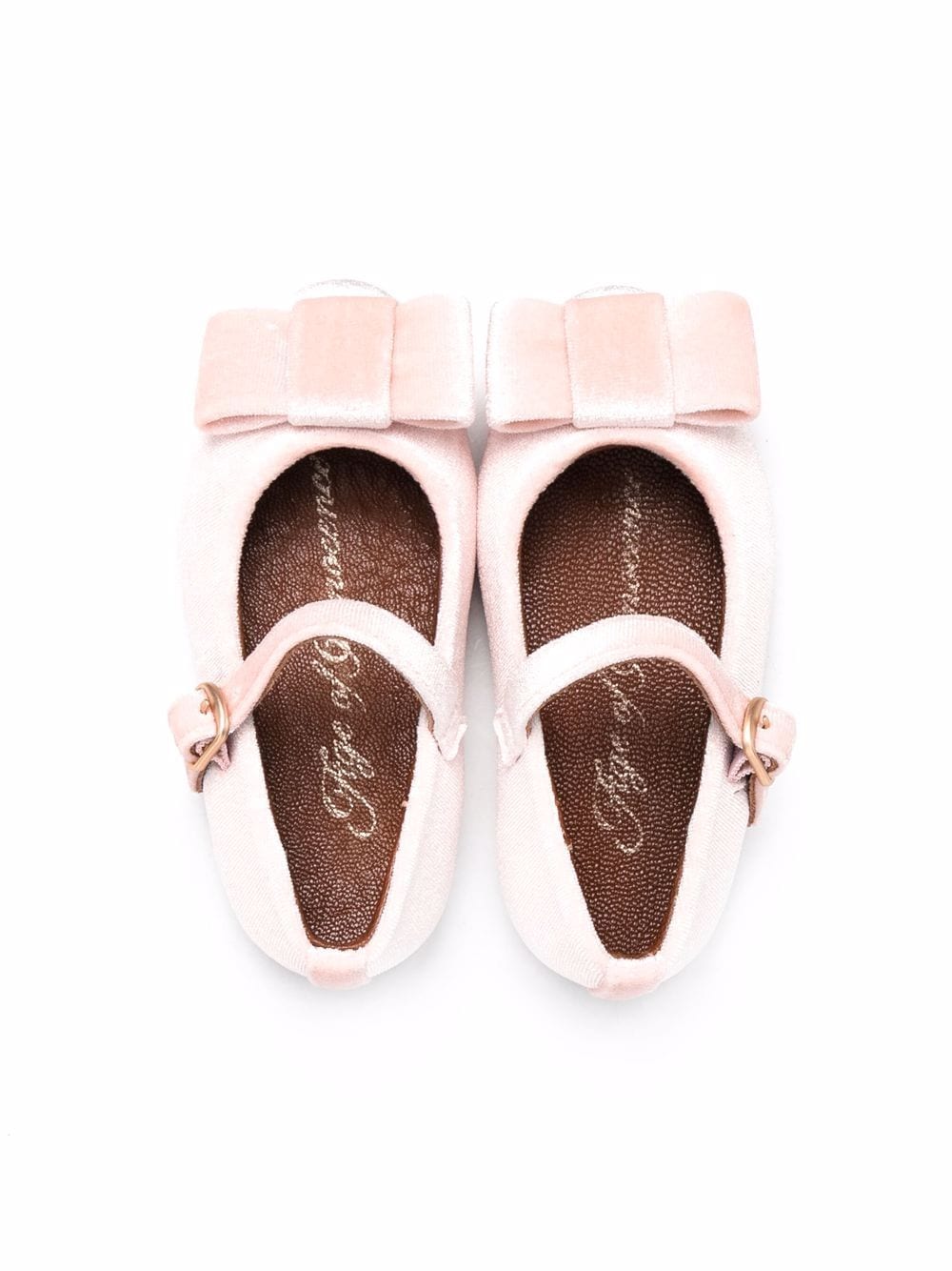 Shop Age Of Innocence Ellen Bow-detail Ballerina Shoes In Pink