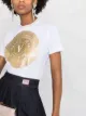 Versace Jeans Couture pleated denim mini skirt