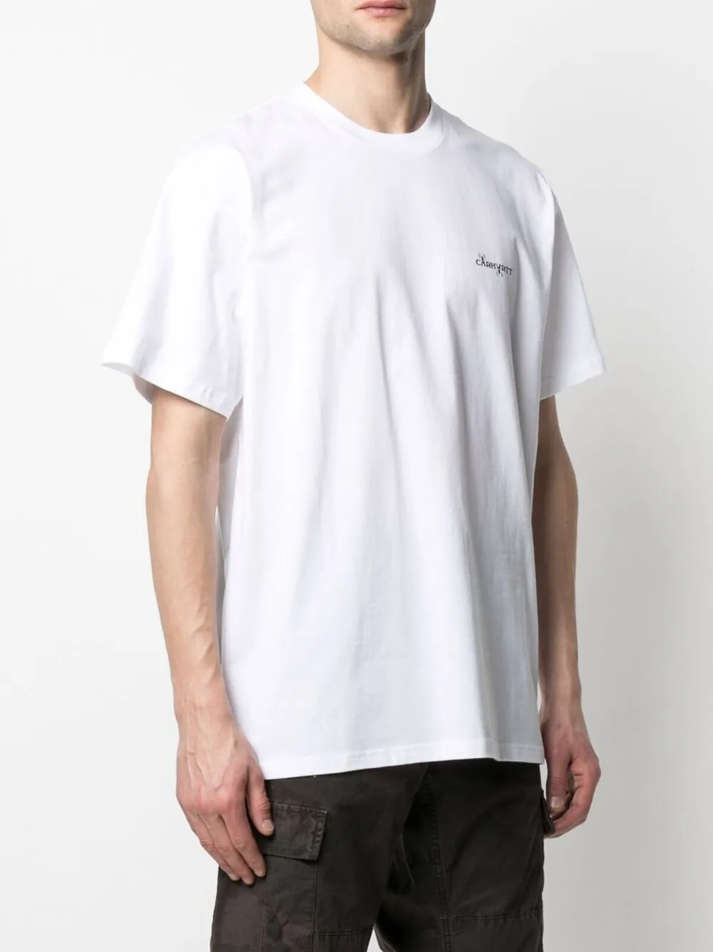 фото Carhartt wip футболка с надписью