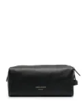 Common Projects engraved-logo wash bag - Black