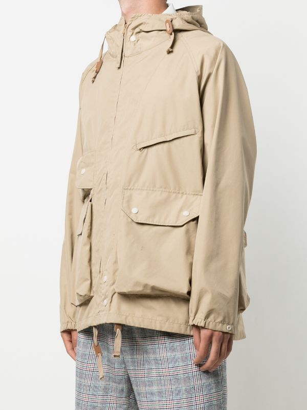 Shop Engineered Garments Atlantic hooded parka with Express