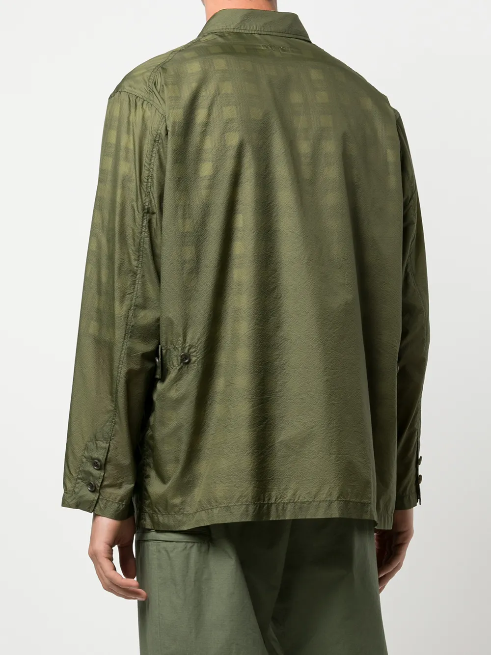 фото Engineered garments клетчатая куртка-рубашка folk