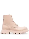 Alexander McQueen Wander lace-up boots - Pink