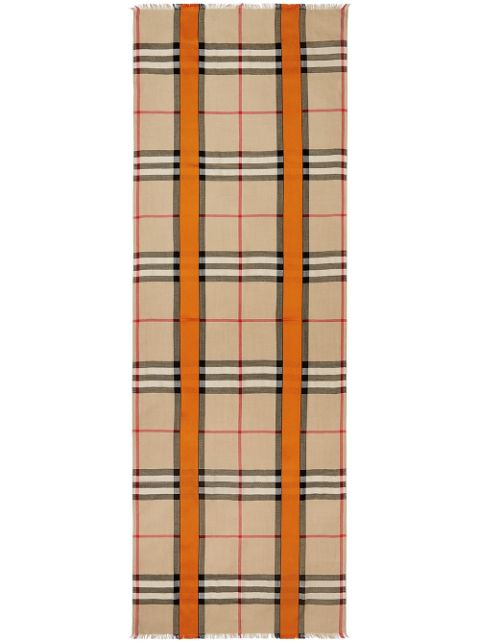 Burberry Lightweight Checked Scarf -