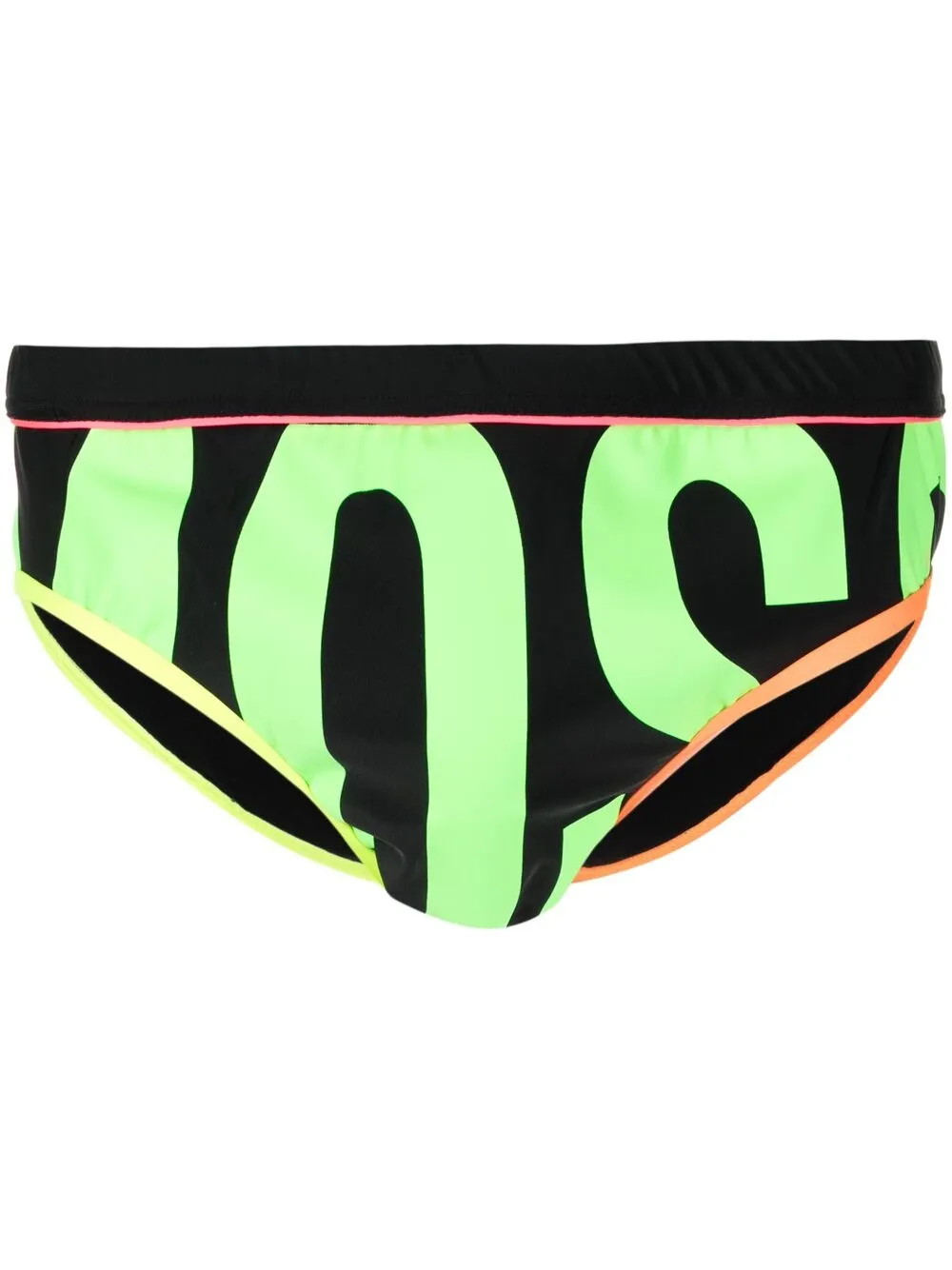 фото Moschino logo-print swimming briefs