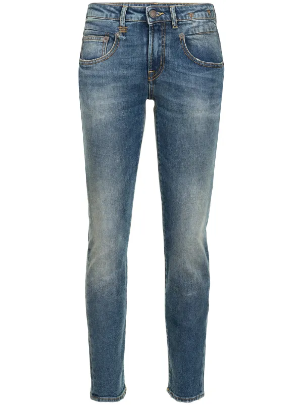 Shop R13 low-rise skinny jeans with 
