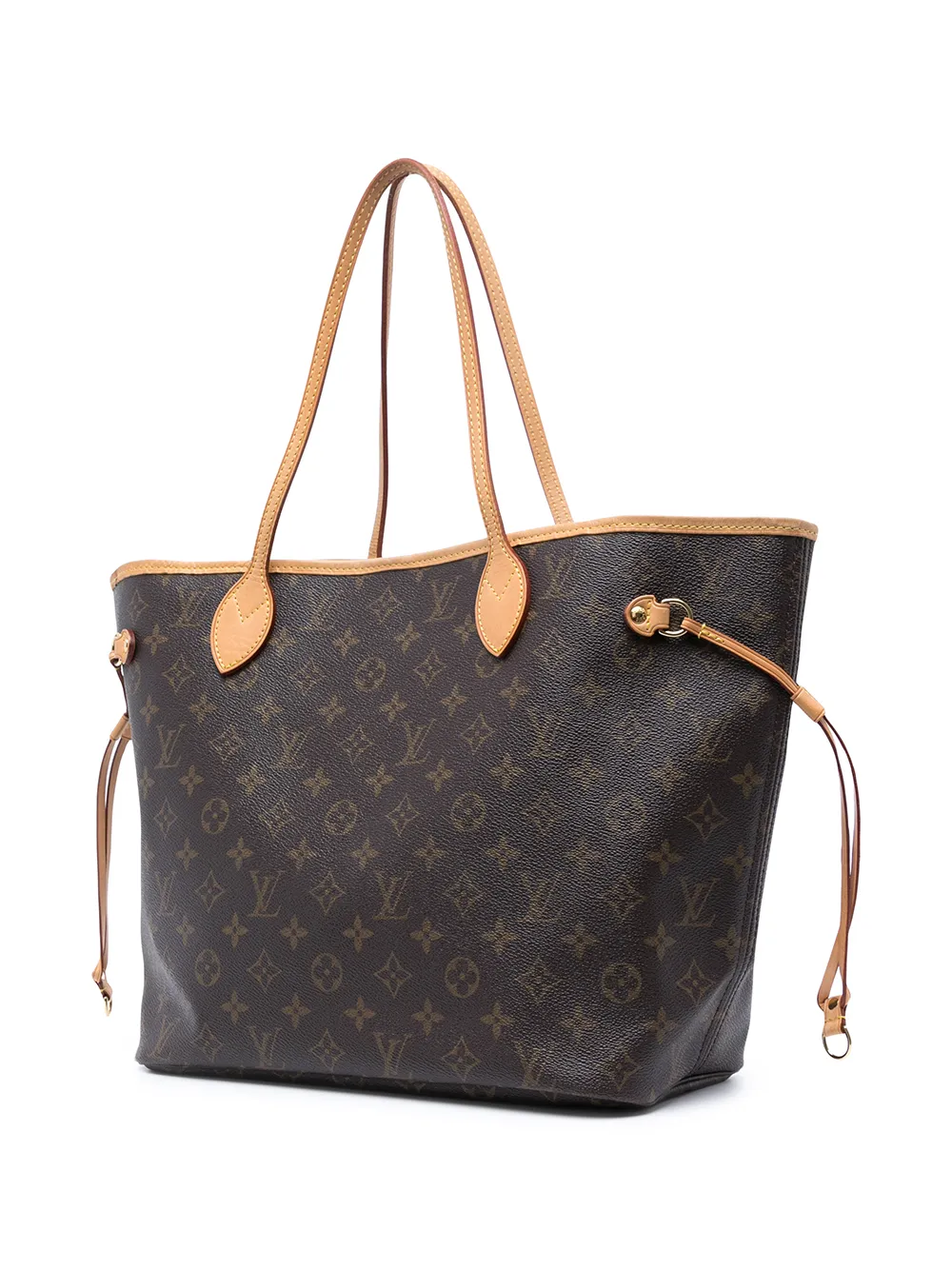 фото Louis vuitton сумка на плечо neverfull mm 2007-го года с монограммой