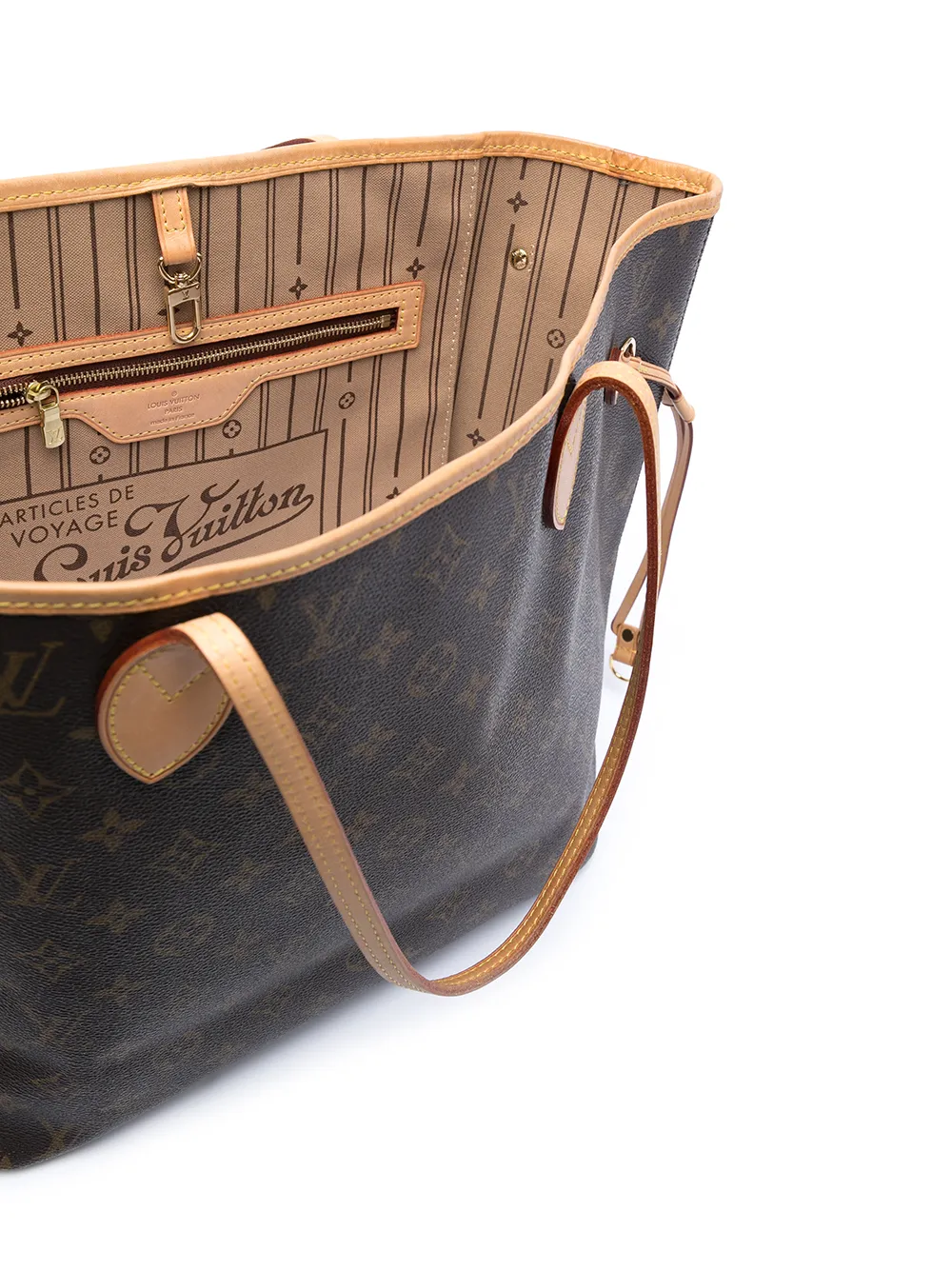 фото Louis vuitton сумка на плечо neverfull mm 2007-го года с монограммой