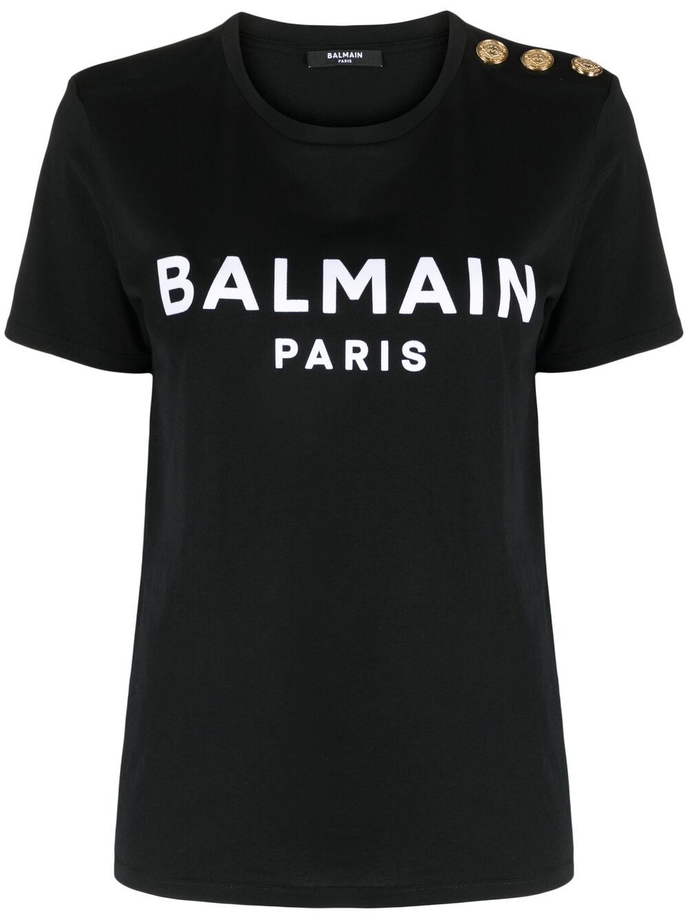 фото Balmain футболка с фактурным логотипом