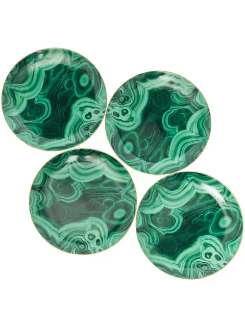 L'Objet set of four dessert plates