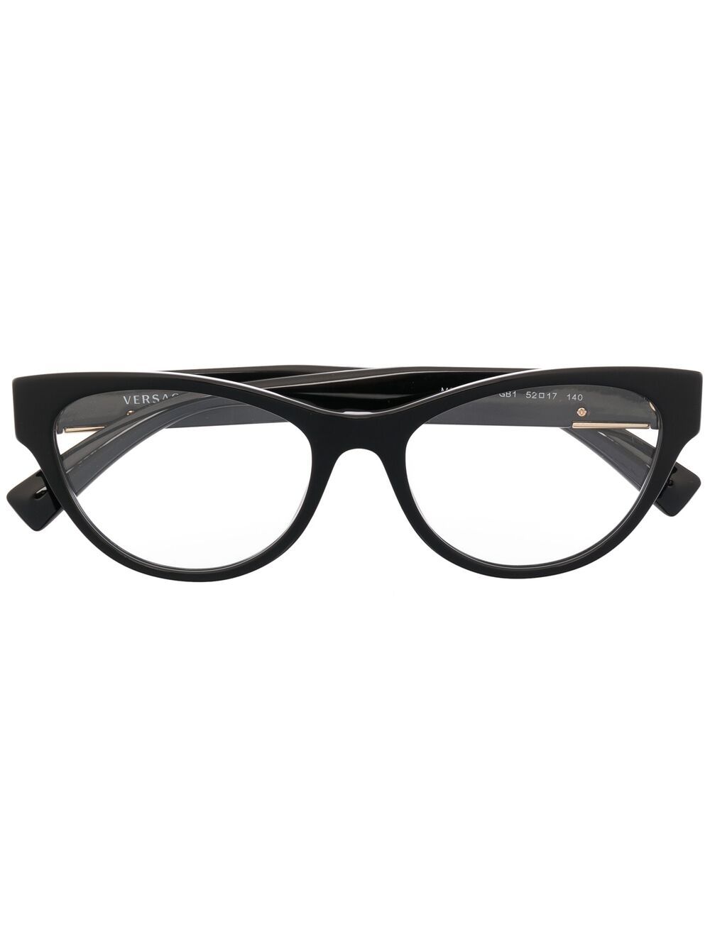 Versace Medusa Cat-eye Glasses In Schwarz