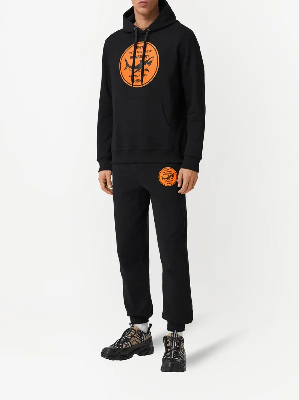 Burberry shark-appliqué Track Pants 