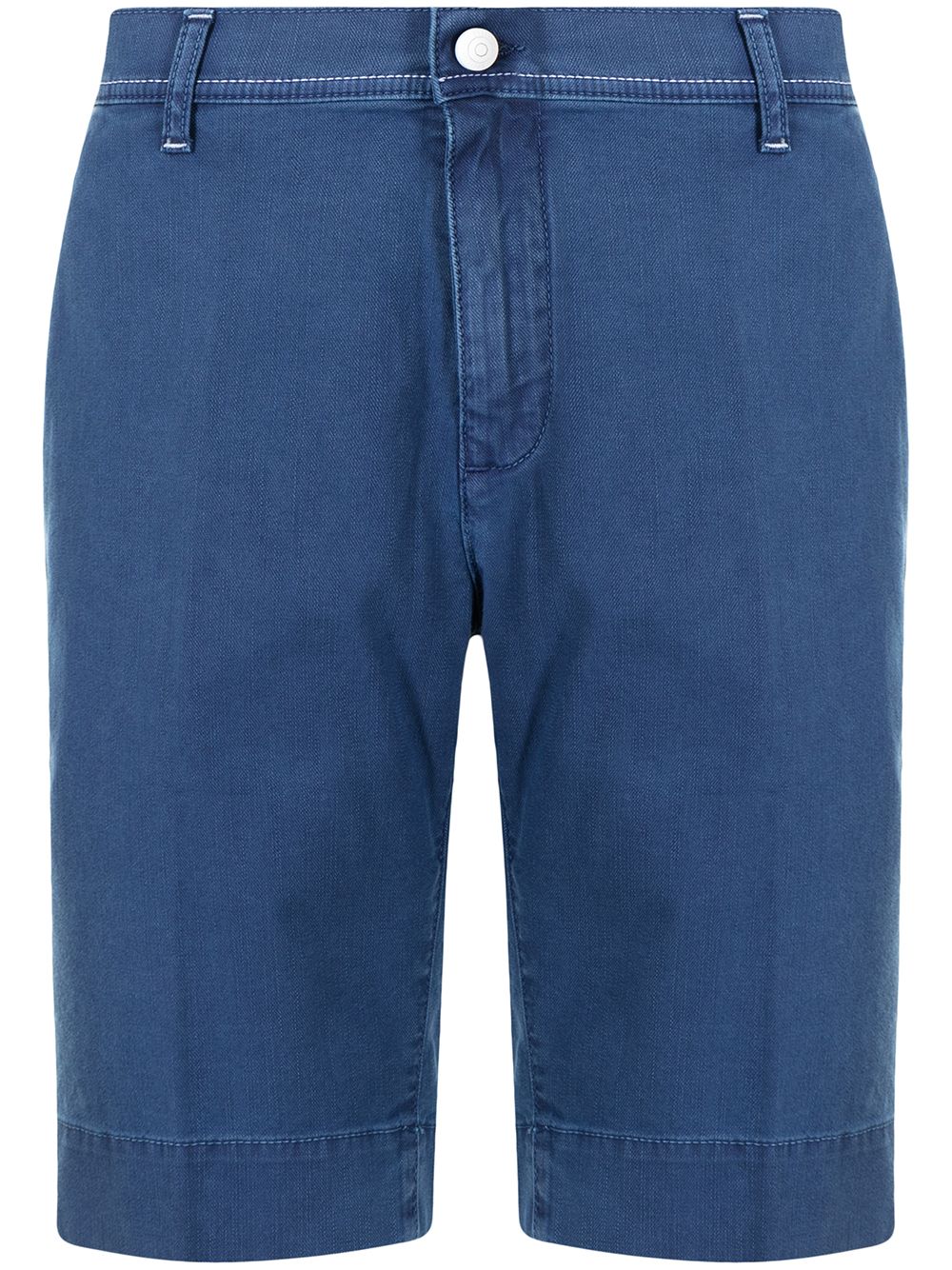 STEFANO RICCI LOGO-PATCH CHINO SHORTS