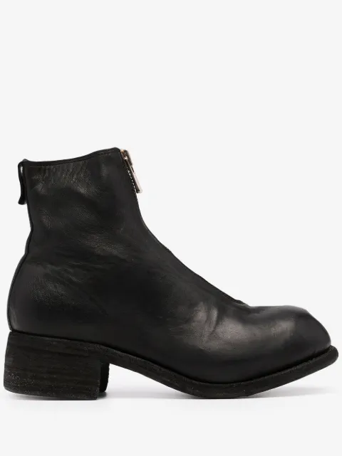 Guidi zip-up ankle boots