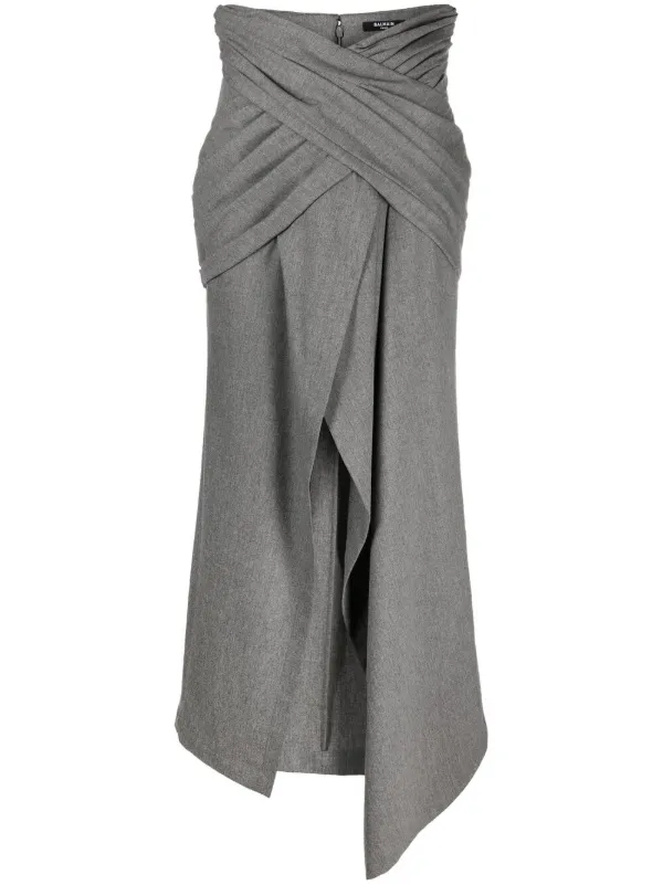 express draped skirt