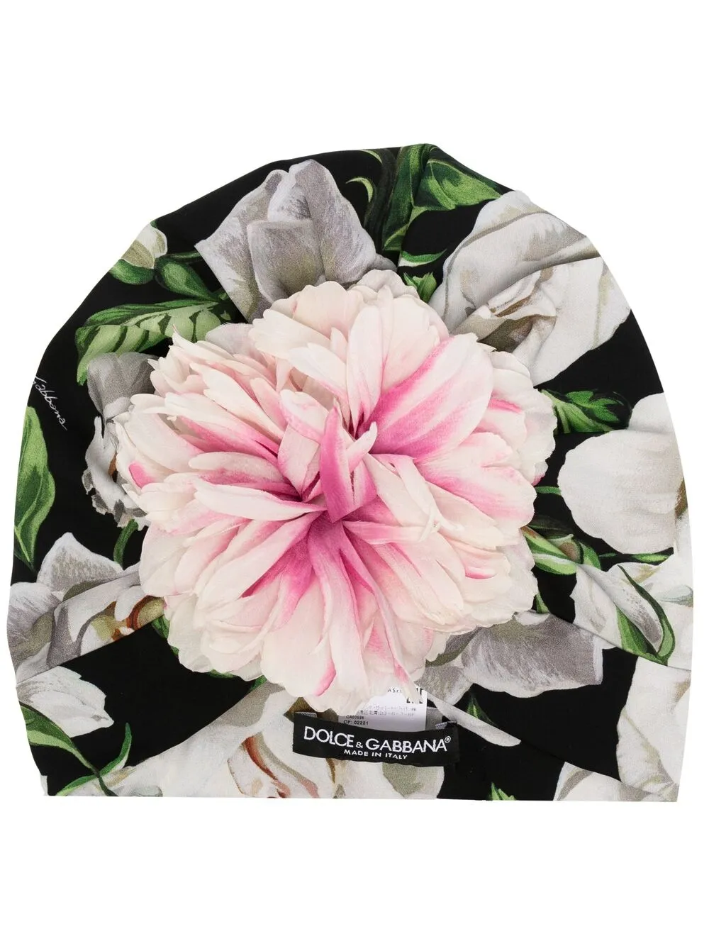 Dolce & Gabbana Multicolour Silk Floran Turban