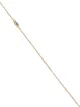AS29 18kt gold diamond DNA pendant long necklace