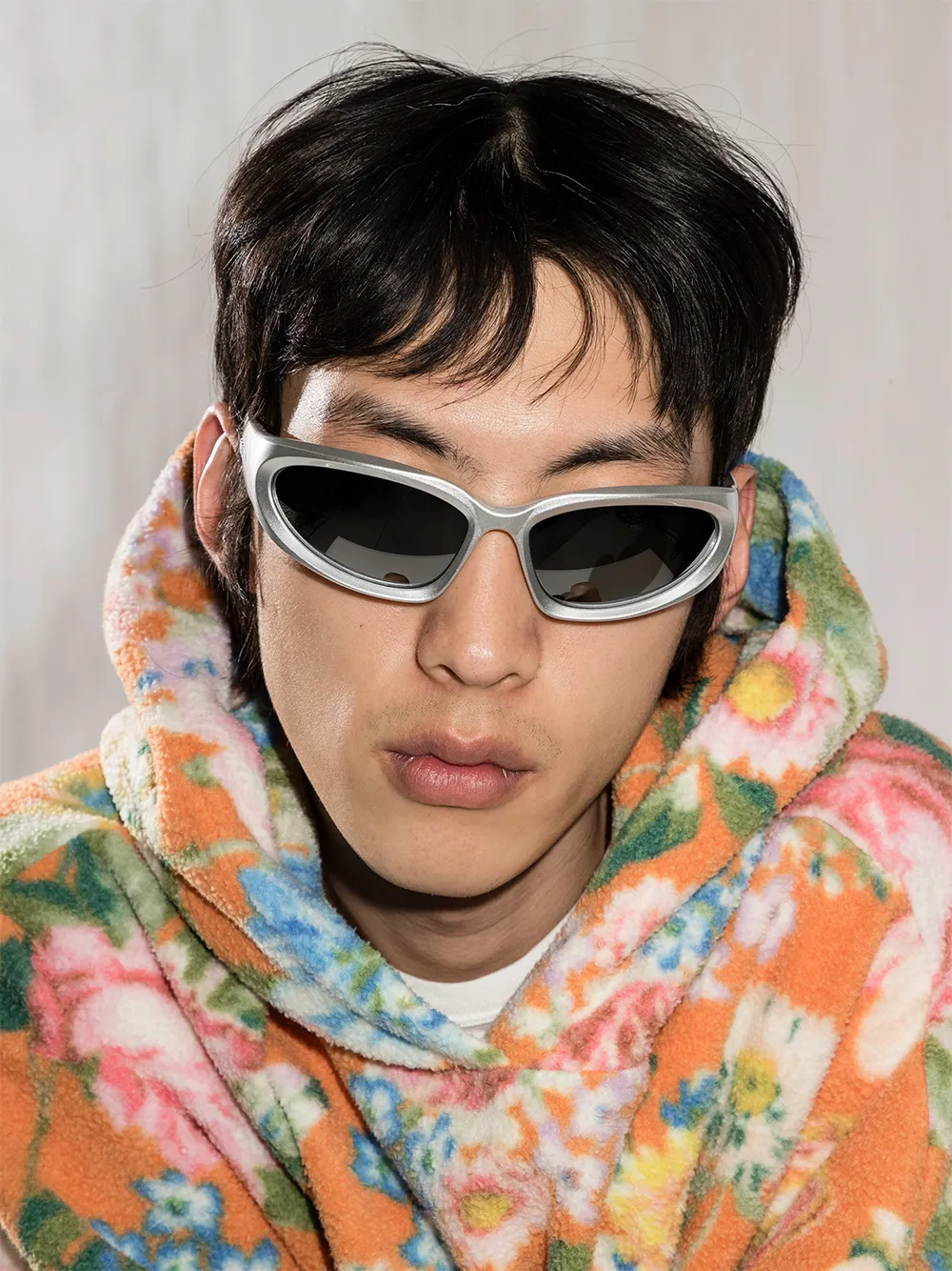 balenciaga swift oval sunglasses silver | hartwellspremium.com