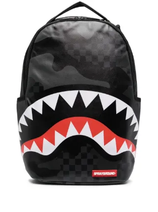 shark print backpack