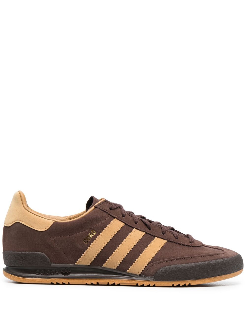 adidas jeans brown suede