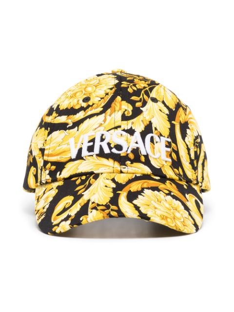 Versace Barocco pattern-print cap