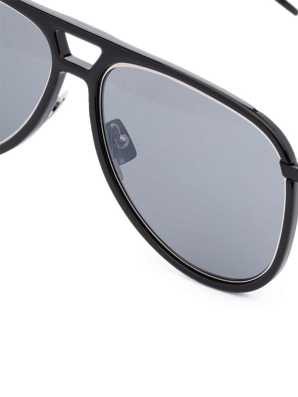 фото Saint laurent eyewear солнцезащитные очки-авиаторы classic 11 rim