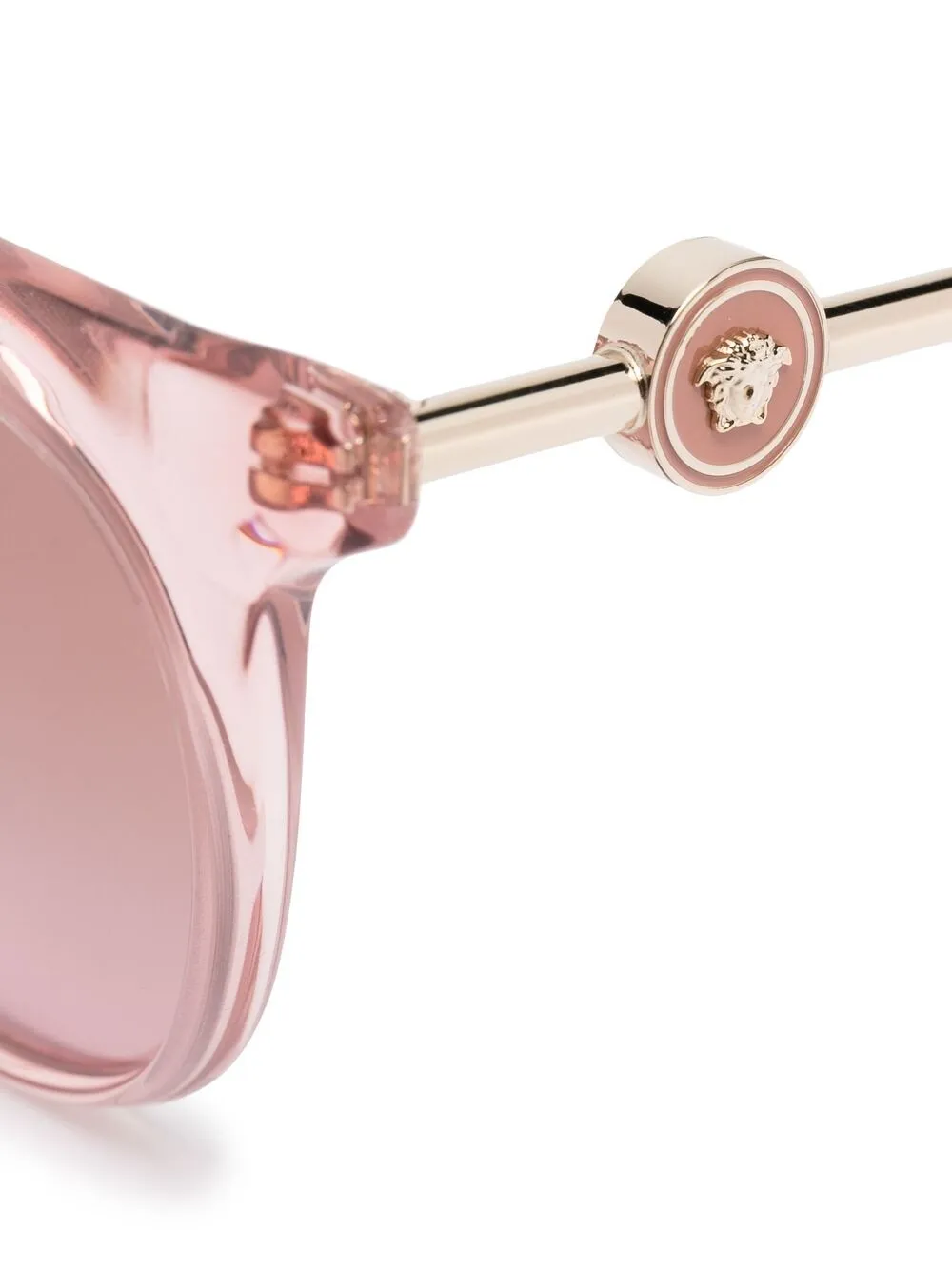 фото Versace eyewear солнцезащитные очки в прозрачной оправе