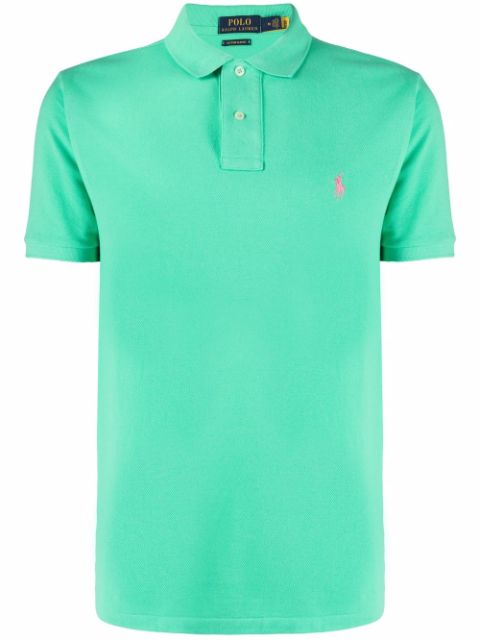 Polo Ralph Lauren embroidered-logo pique polo shirt Men