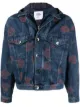 Image 1 of Opening Ceremony rose-print denim jacket