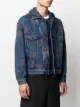 Opening Ceremony rose-print denim jacket