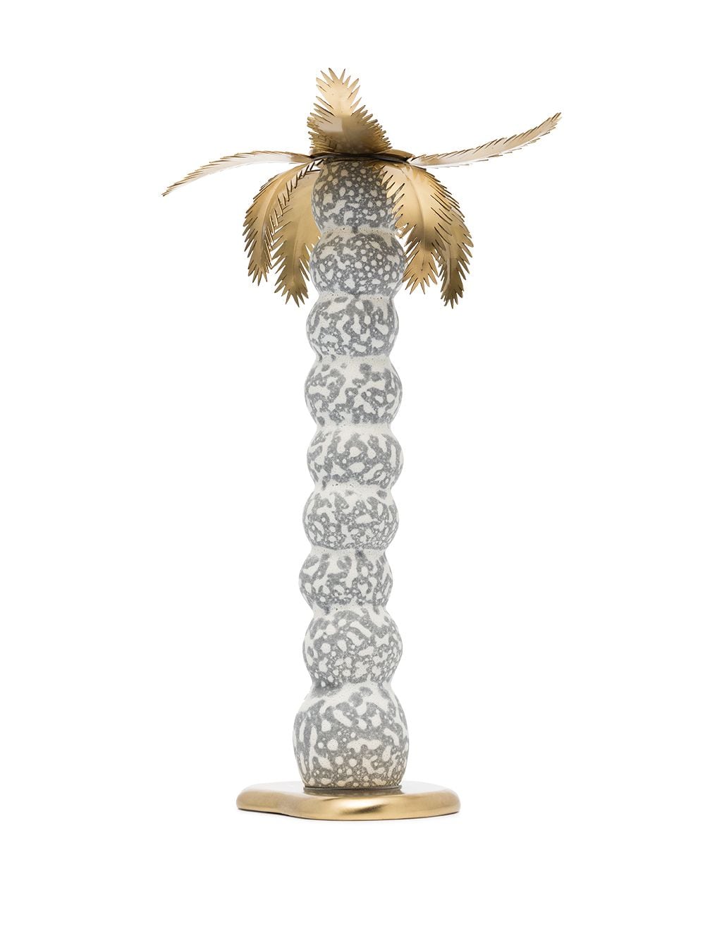 Shop L'objet X Haas Brothers Mojave Palm Candlestick In Grau