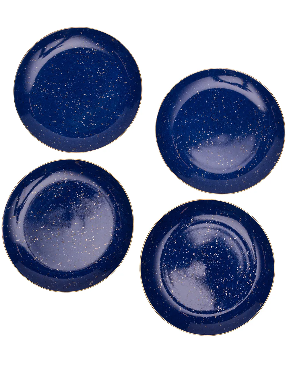 L'Objet set of 4 Lapis dessert plates | Blue | Image 1