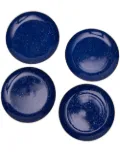 L'Objet set of 4 Lapis dessert plates - Blue