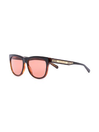 GG0980 round-frame sunglasses展示图