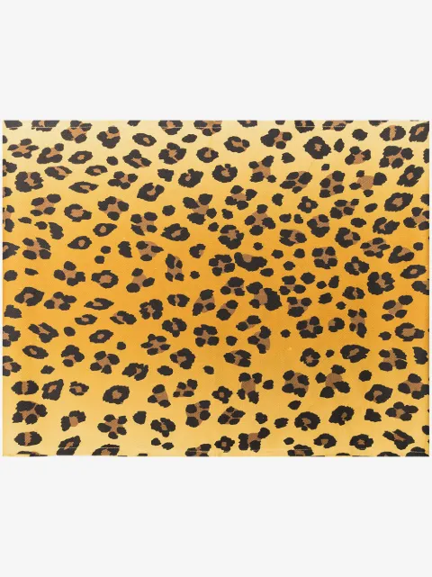 L'Objet leopard-print table runner