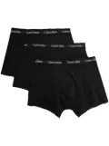 Calvin Klein 3-pack stretch-cotton trunks - Black