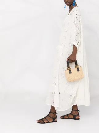 broderie anglaise maxi dress展示图